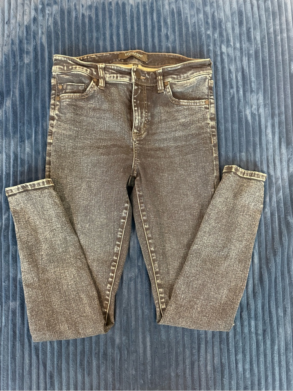 Liverpool Abby Skinny Jean Acid Wash Denim